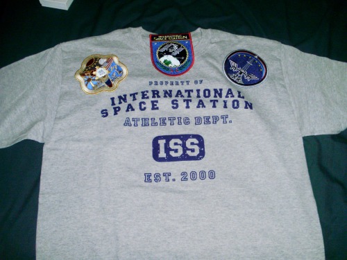 Space T-Shirt & some ISS Expedition Patches!